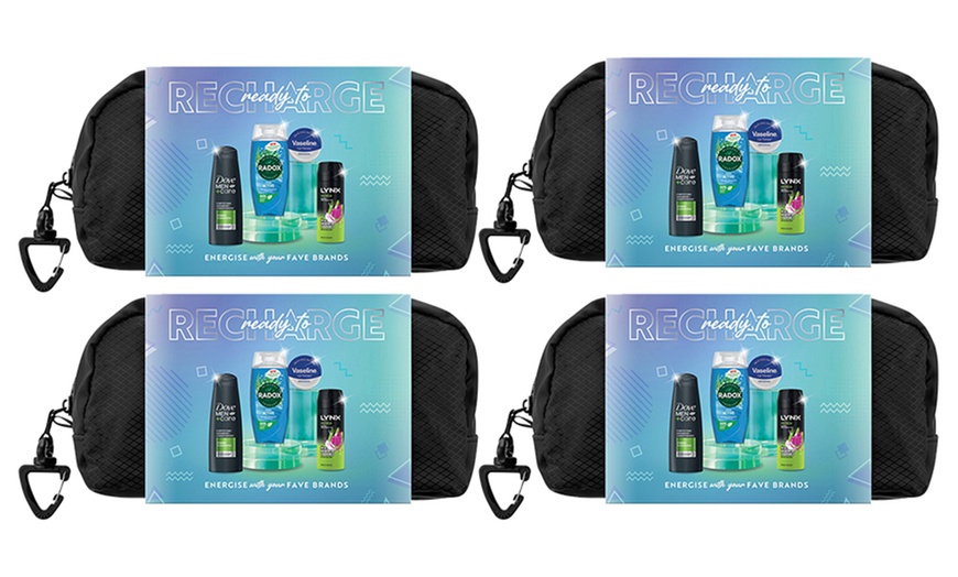 Image 4: Ready to Recharge Multi-Branded Bath and Body Gift Set for Him