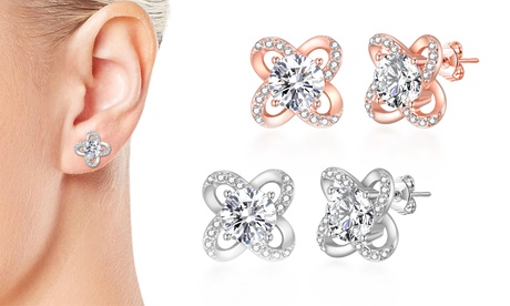 1 o 2 paia di orecchini Philip Jones con cristalli Swarovsky disponibili in 2 colori