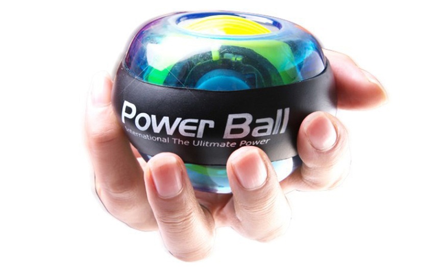 Image 3: Arm Exerciser LED Gyroscope Ball