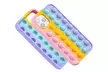 Coque en silicone avec bulles "Push and Pop" compatible avec iPhone®, modèle au choix - Second Medium
