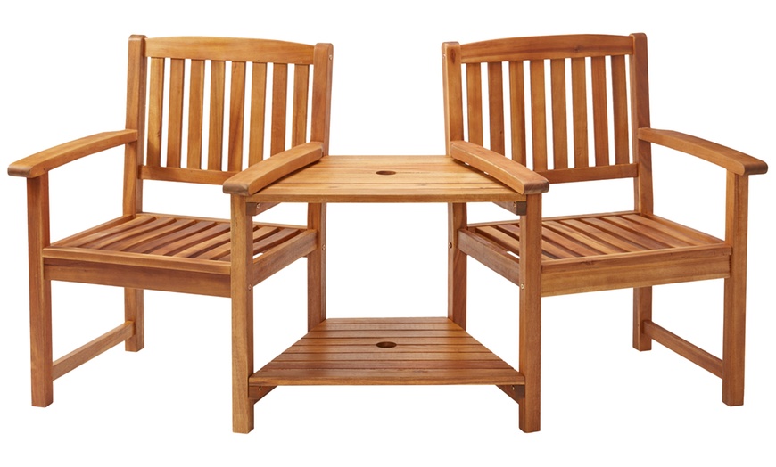 Image 5: Acacia Garden Bench Selection