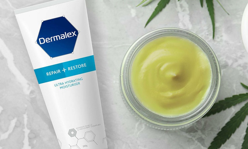 Image 3: Dermalex Repair + Restore Ultra Hydrating Moisturiser 200g