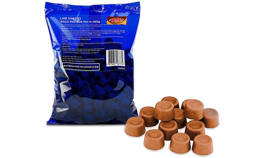 Image 3: 5- or 10-Pack of Nestle Rolo Mini Milk Chocolate and Toffee 400g