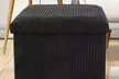 Corduroy Storage Ottoman or Foldable Cube Footstool - Image 7