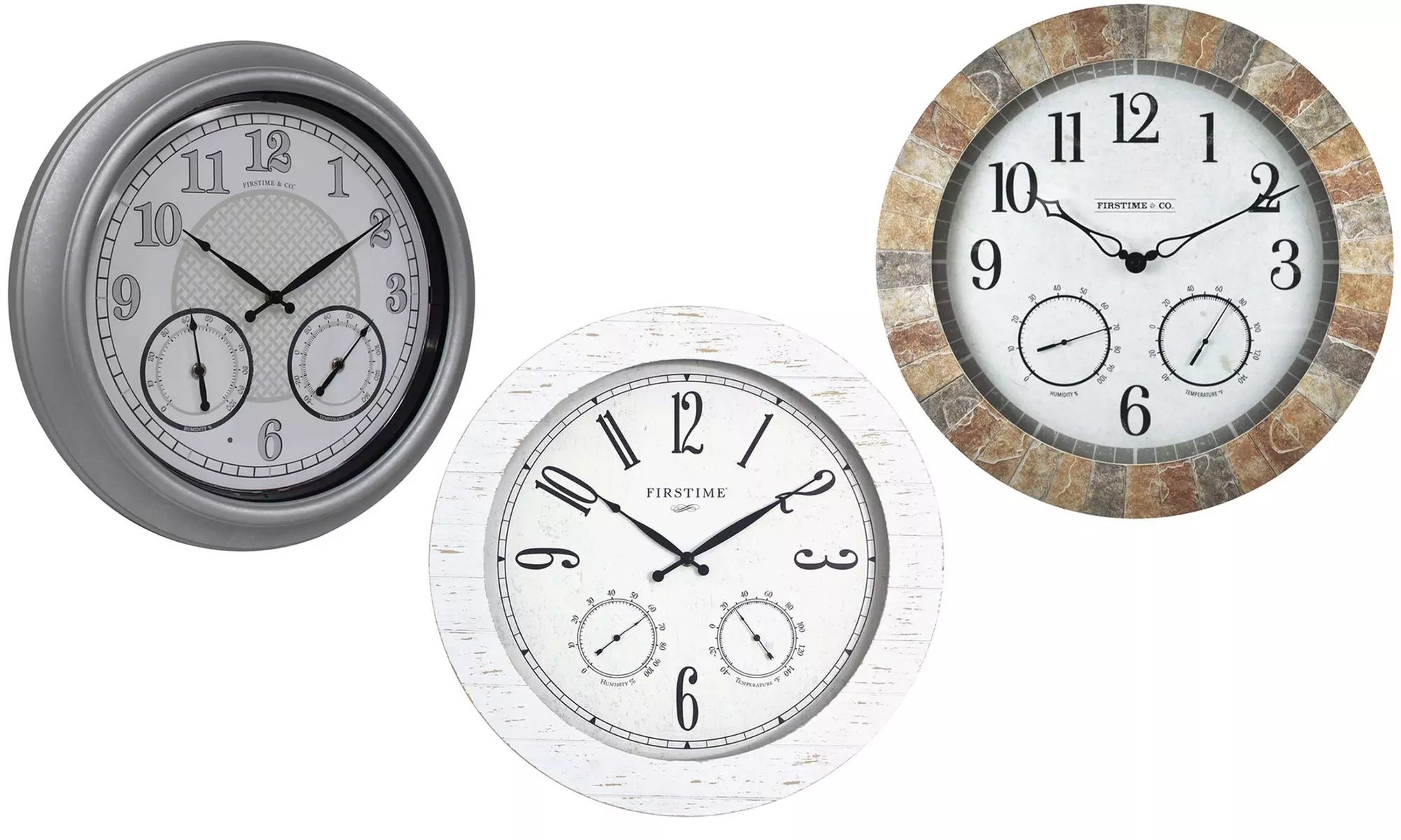 FirsTime & Co. 18" Large Outdoor Wall Clocks - Primary Image