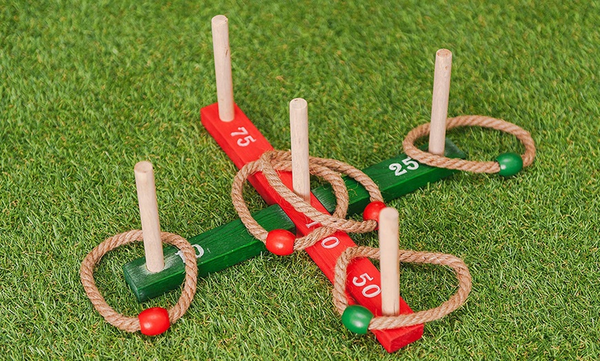 Image 1: RMS Garden Quoits Game Set