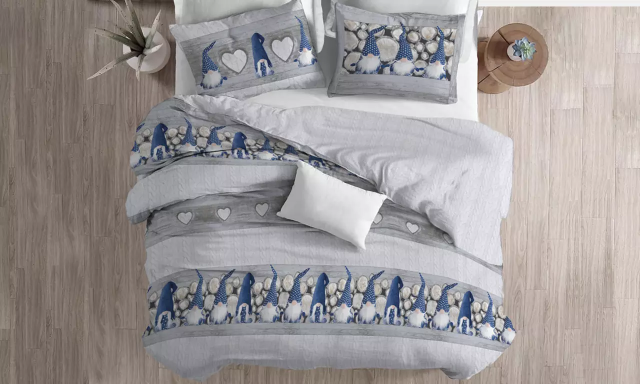 Copripiumino in flanella Fantasie invernali, natalizie, scozzesi