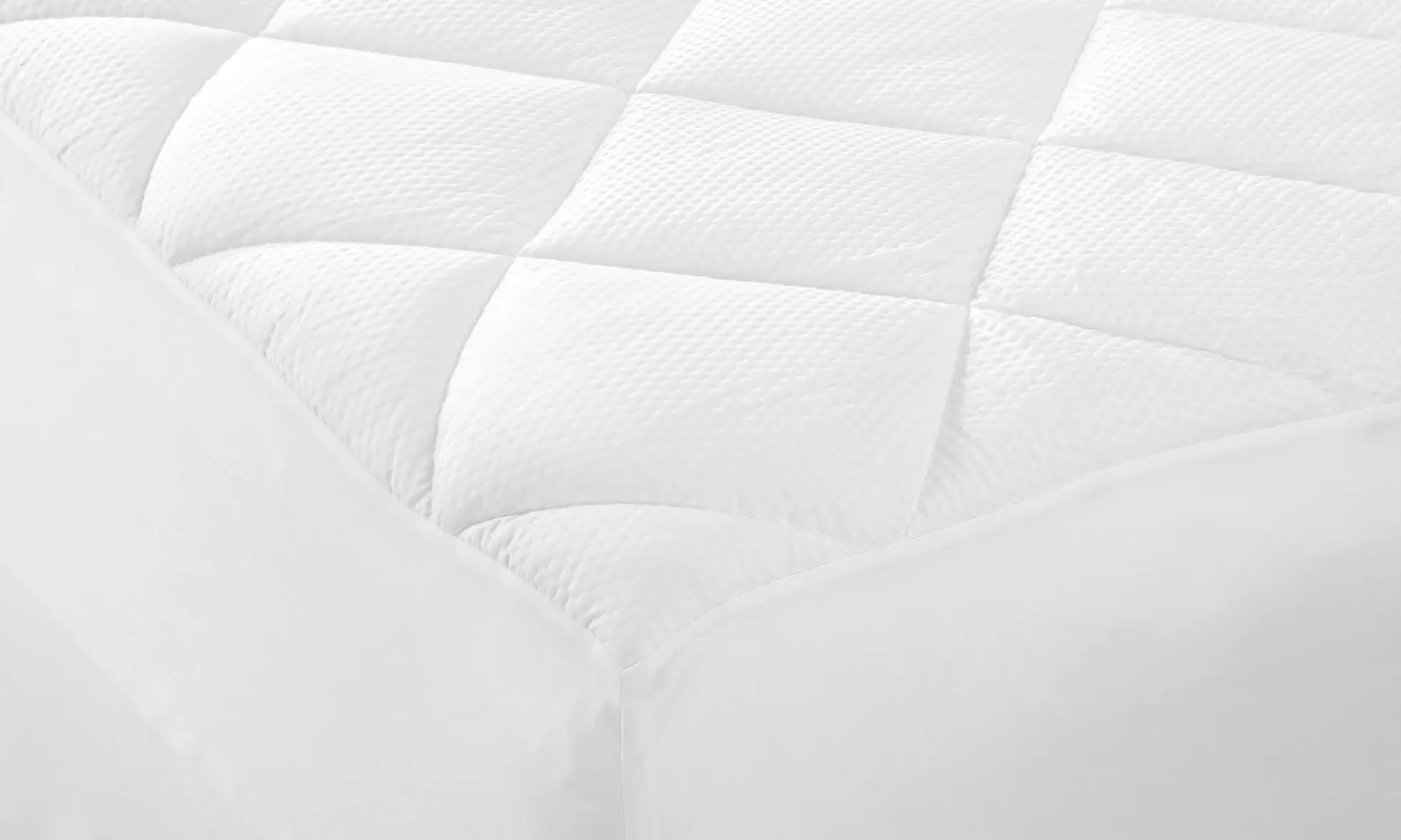 Premium Comfort Hypoallergenic Quilted Fitted Mattress Pad - Second Medium