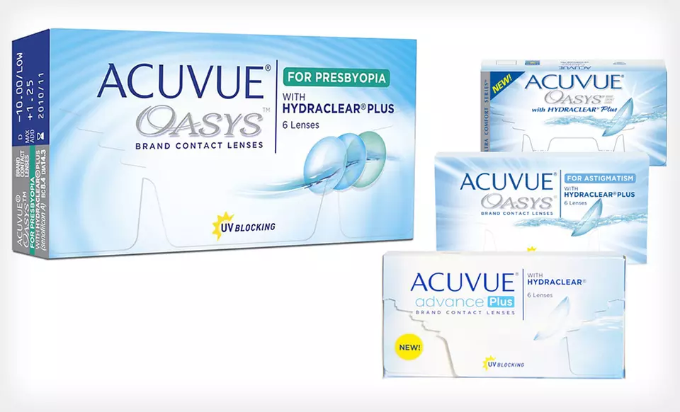 3-Month Supply of Acuvue Contact Lenses from PostalContacts.com (Up to 32% Off). 4 Options Available. Free Shipping. - Primary Image