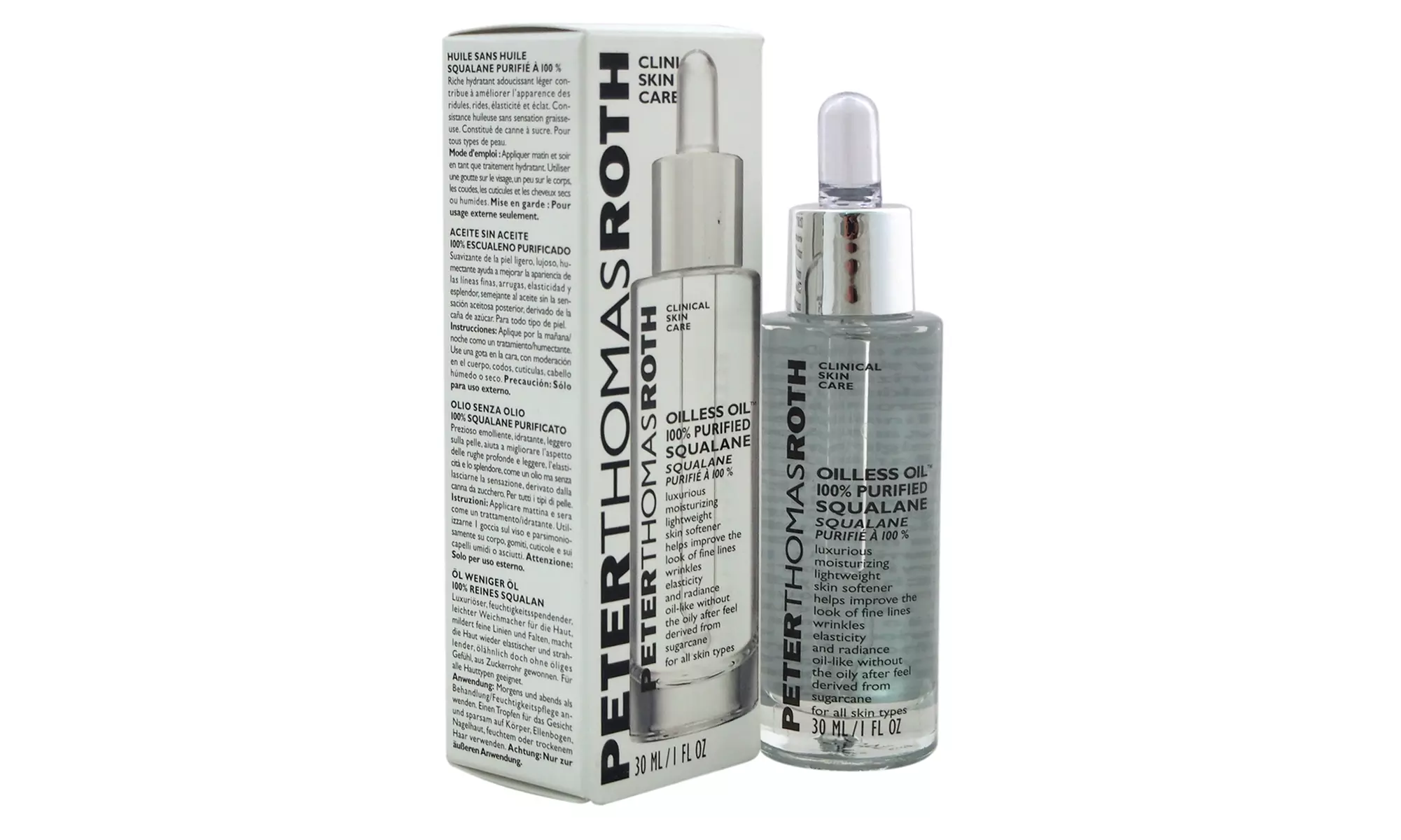Peter Thomas Roth Oilless Oil 100% Purified Squalane Oil (1fl. oz.) - Primary Image