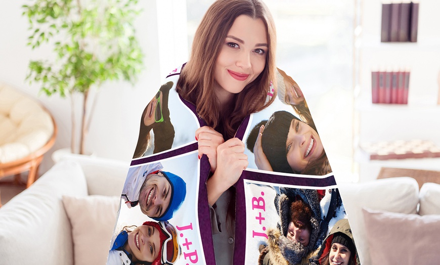 Image 2: Personalised Photo Blanket