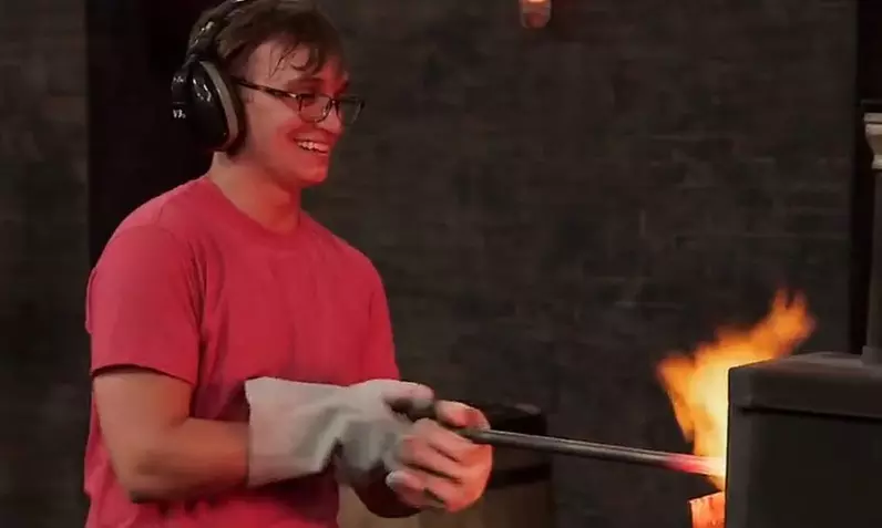 Admission for One, Two, or Four to Group Bladesmithing Demonstration at Theo Rock Nazz - Primary Image
