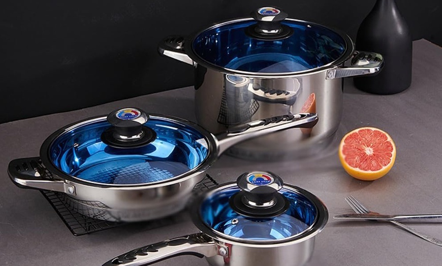 Image 12: Royalty Line 16- oder 18-teiliges Edelstahl-Kochgeschirr-Set