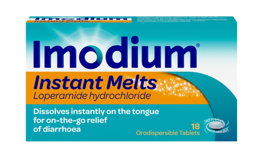 Image 1: Imodium Instant Melts Quick-Dissolving Relief for Diarrhoea 18 Tablets