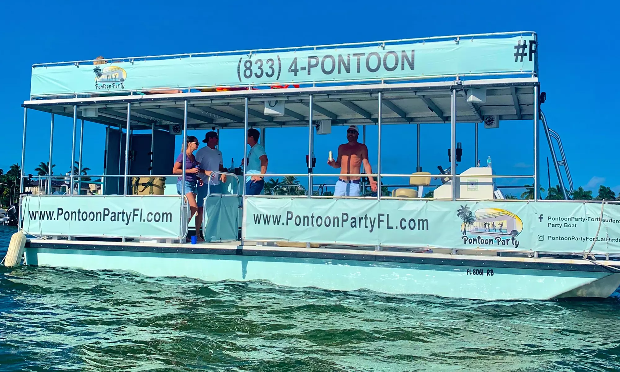Up to 13% Off on Pontoon Boat Rental at Pontoon Party - Primary Image
