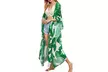 Leo Rosi Women's Long Kimono Cardigan. Plus Sizes Available. - Second Medium