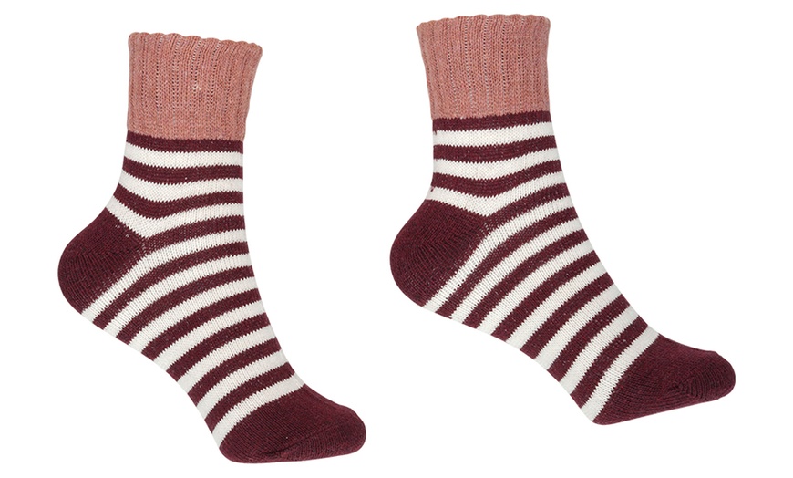 Image 3: 1 ou 2 lots de 5 paires de chaussettes thermiques pour femmes