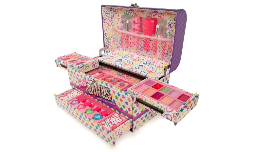 Image 2: Pop Girls Cosmetics Vanity Case