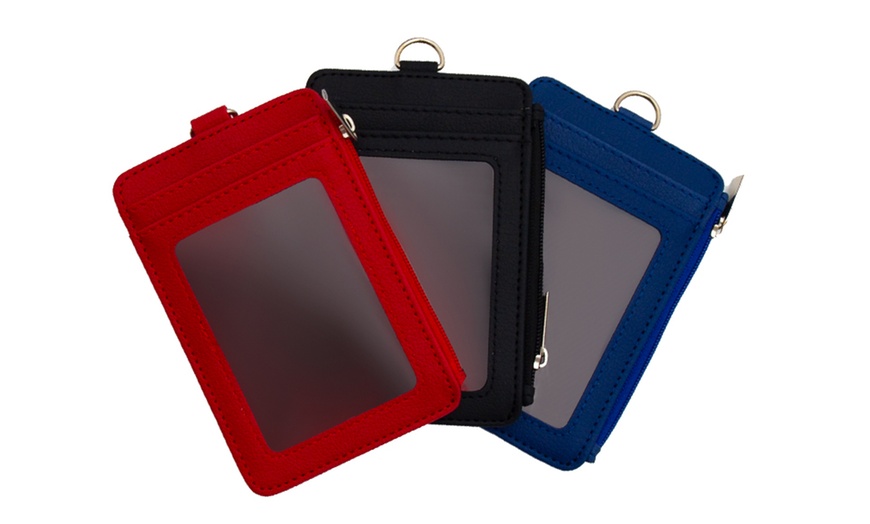 Image 3: Card Holder Wallets with Lanyard