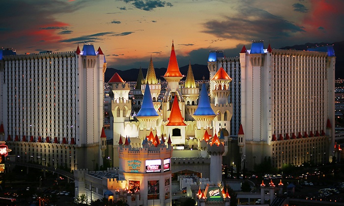 Iconic Excalibur Casino Hotel in Vegas