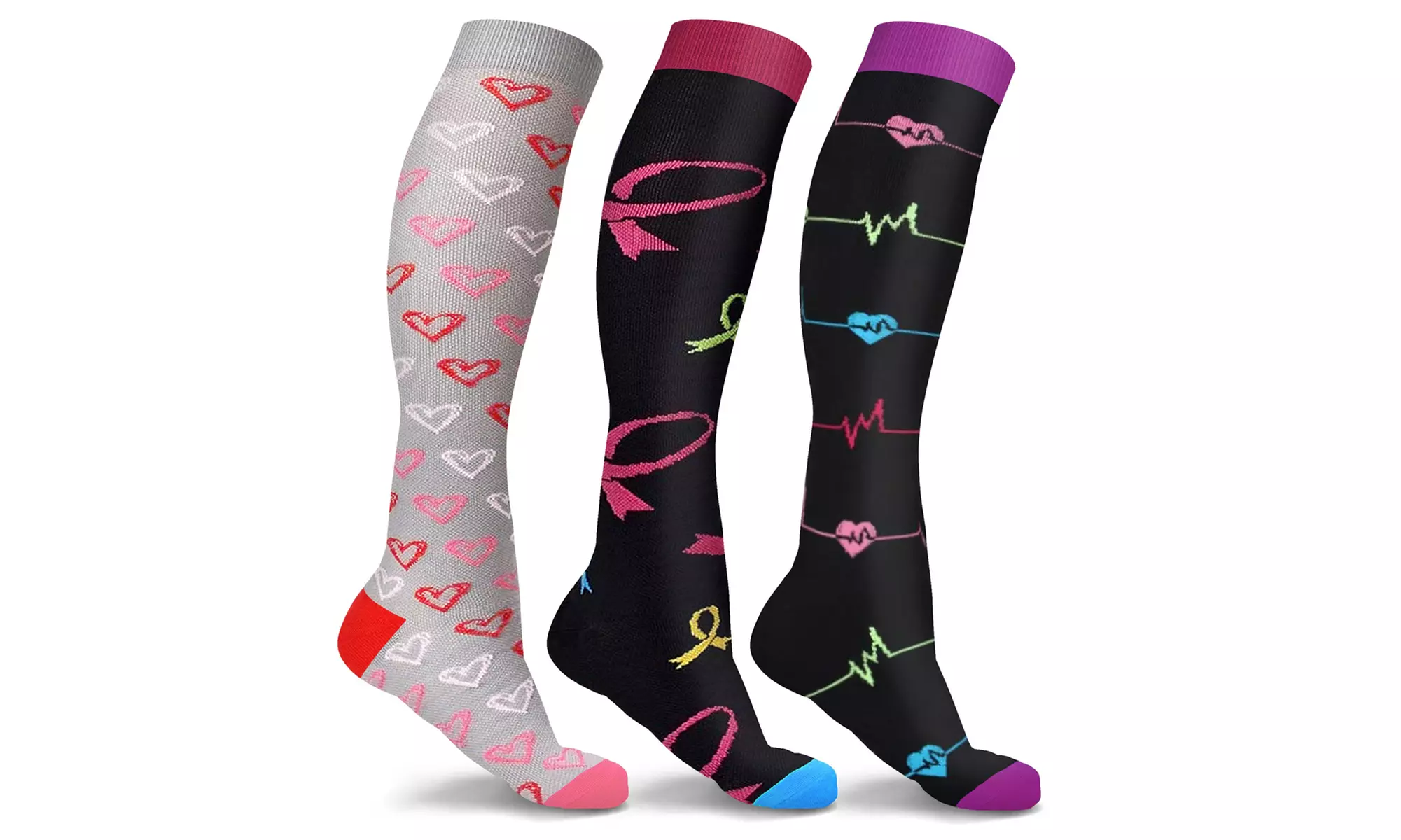 DCF Knee High-Compression Sock Collection (3- or 6-Pack) - Image 3