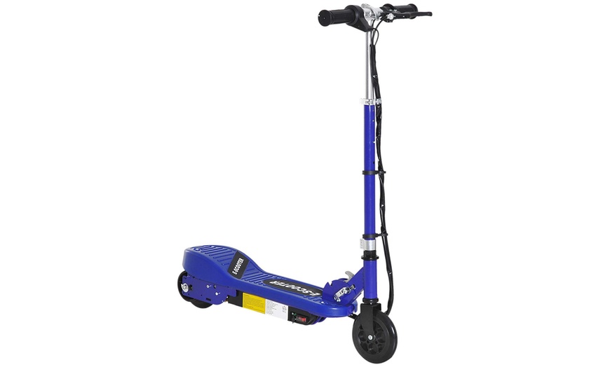 Image 17: Homcom Kid's Folding E-Scooter