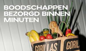 Gorillas: € 1 voor € 15 korting