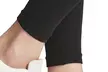 2er-Pack bequeme, atmungsaktive Damenleggings mit hoher Taille in Schwarz oder Lila - Second Medium