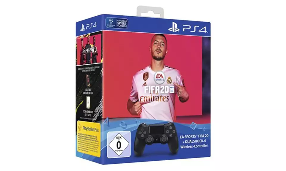 Sony PS4 Dualshock Controller with FIFA 20 Set With Free Delivery - Primary Image