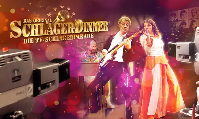 Ticket für das Schlagerdinner mit 3- oder 4-Gänge-Menü ab August in 20 verschiedenen Städten (bis zu 19% sparen) - Primary Image