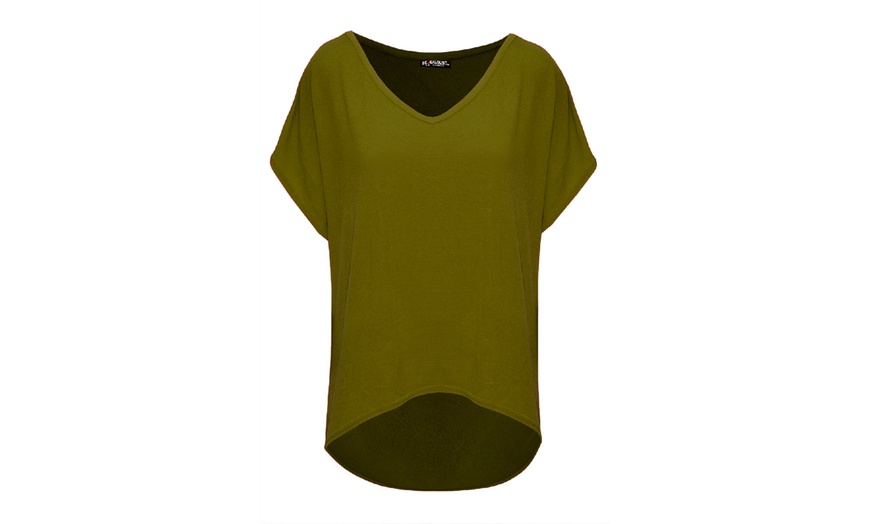 Image 5: Plain Baggy T-Shirt