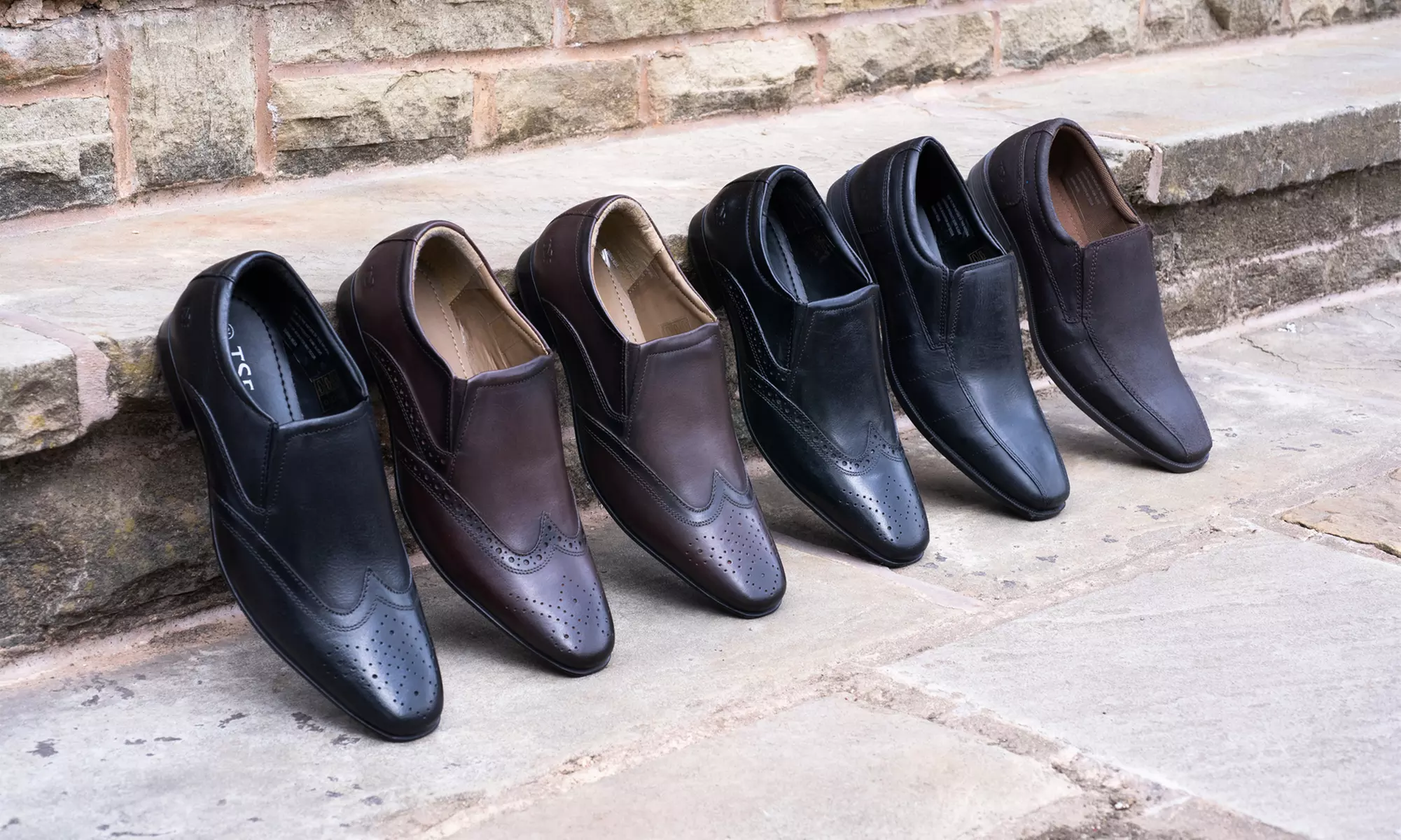 Mocassins en cuir Redfoot ajustement facile - Primary Image