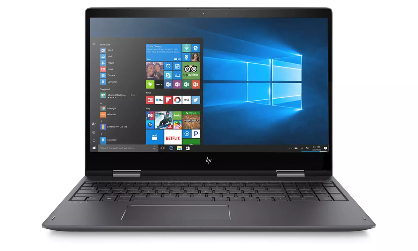 HP Envy x360 15.6" Touchscreen Laptop with 2GHz AMD Ryzen 5 Quad-Core Processor, 8GB RAM, and 1TB Storage (Mfr. Refurb.) - Primary Image