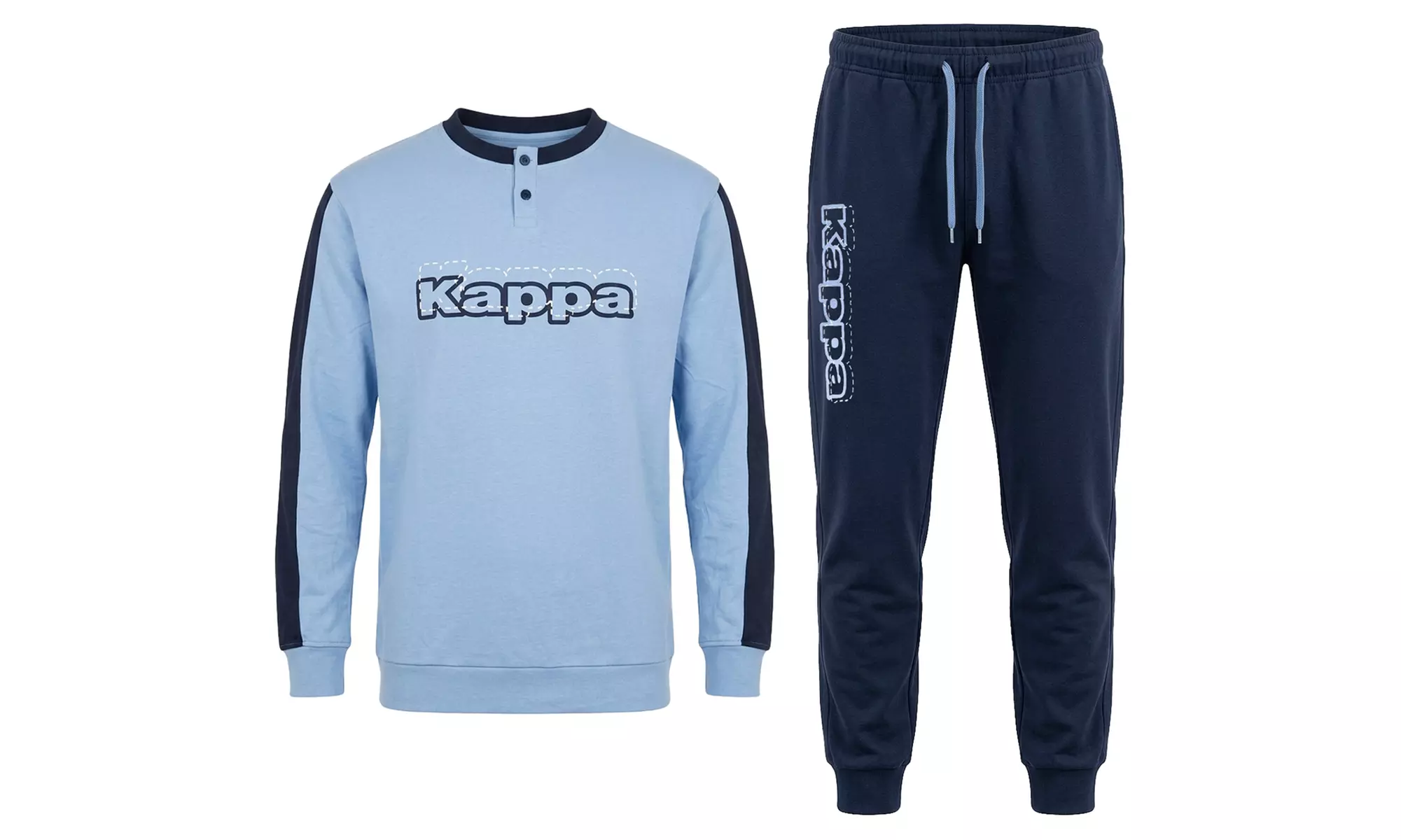 Pigiama da uomo in cotone leggero Kappa