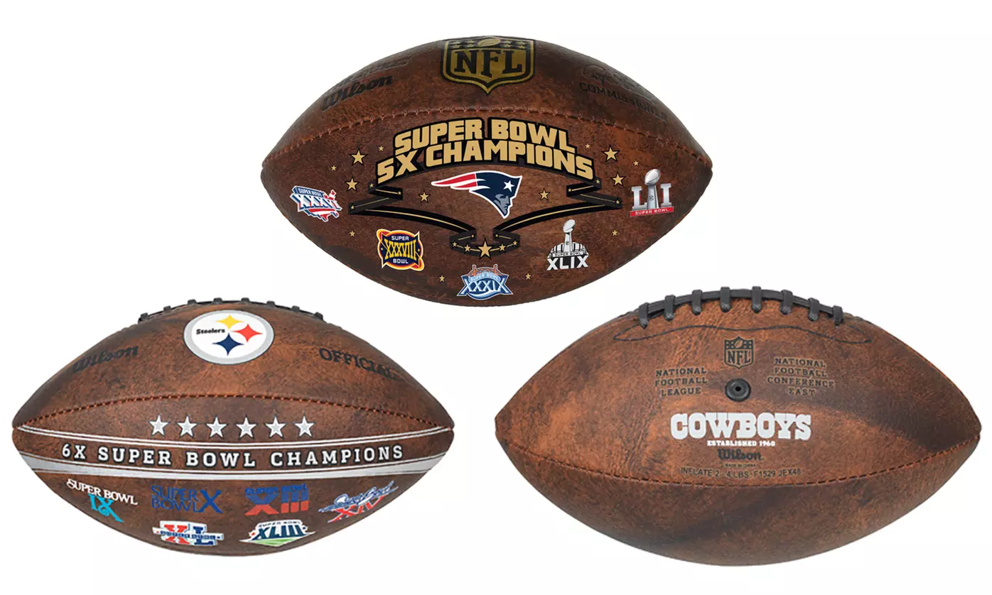 Gulf Coast Sales Wilson NFL 9" Commemorative Throwback Football - Primary Image