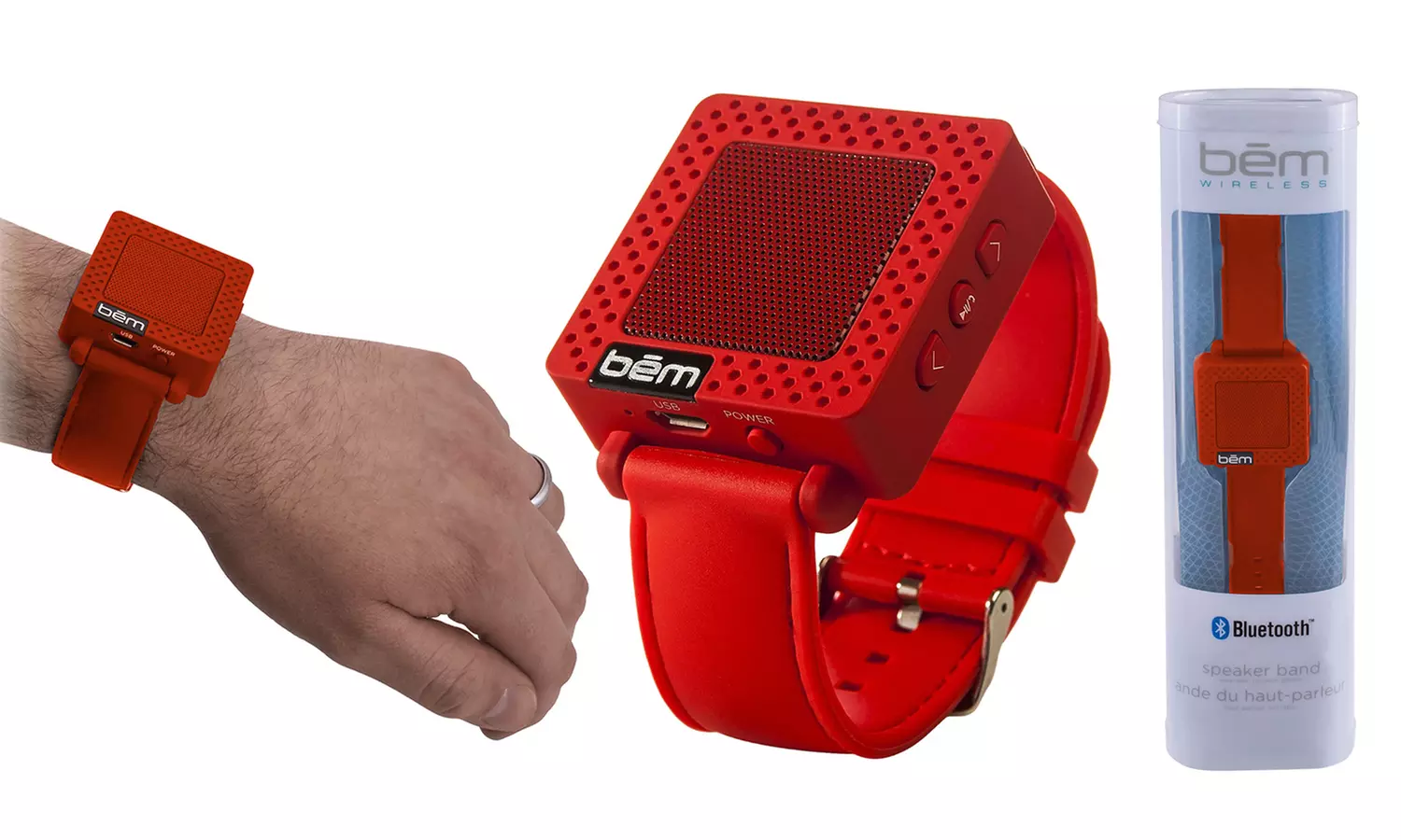 Bem Wireless Bluetooth Speaker Wristband with Microphone - Second Medium