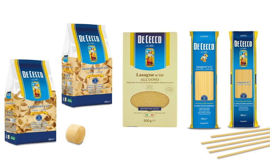 Image 1: Fino a 24 confezioni da 500 g di vari tipi di pasta De Cecco