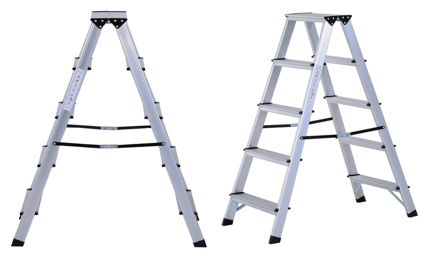 Image 9: HomCom Stepladder Selection