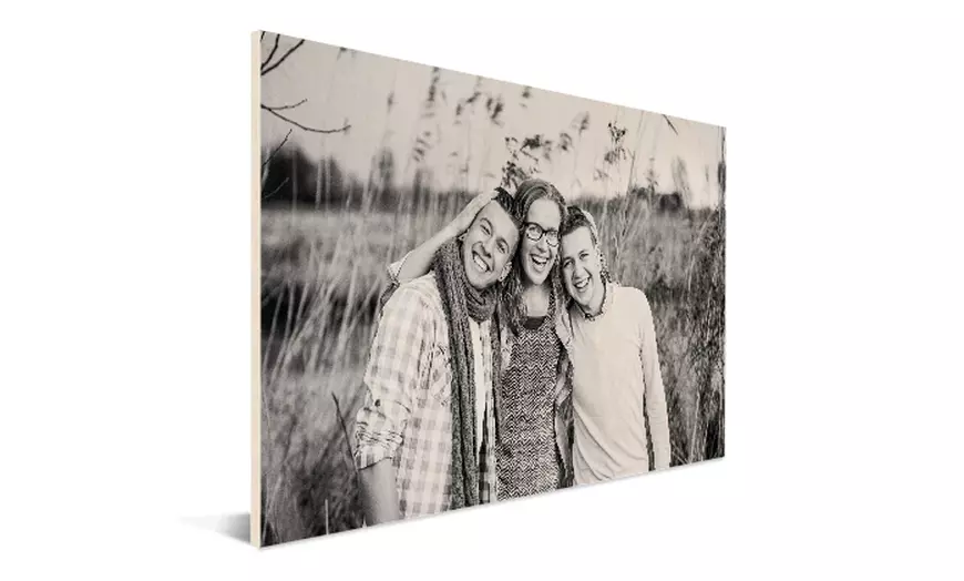 Image 3: Jouw foto op multiplex-hout