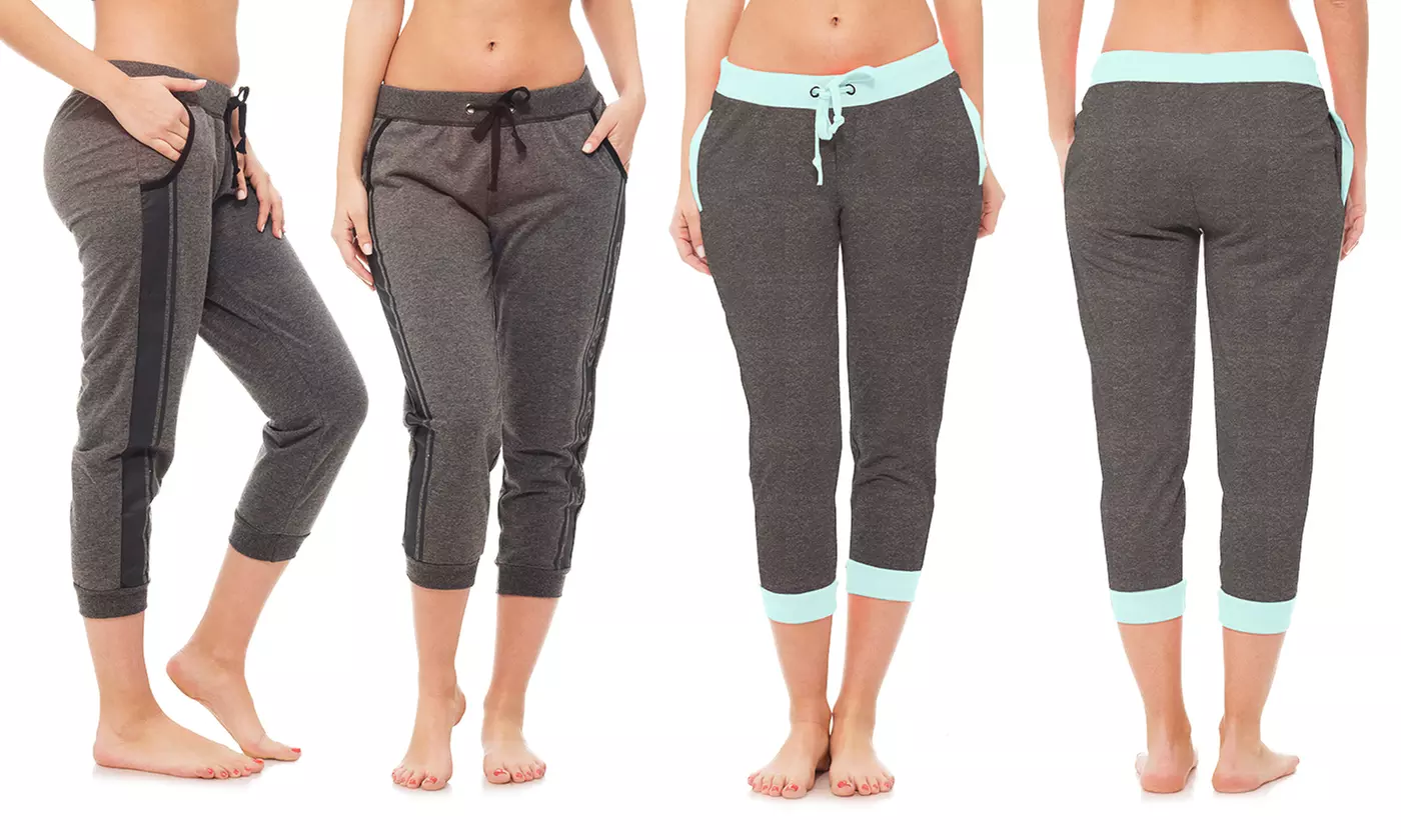 Coco Limon Women's 2-Sided Printed Joggers (4-Pack) - Second Medium