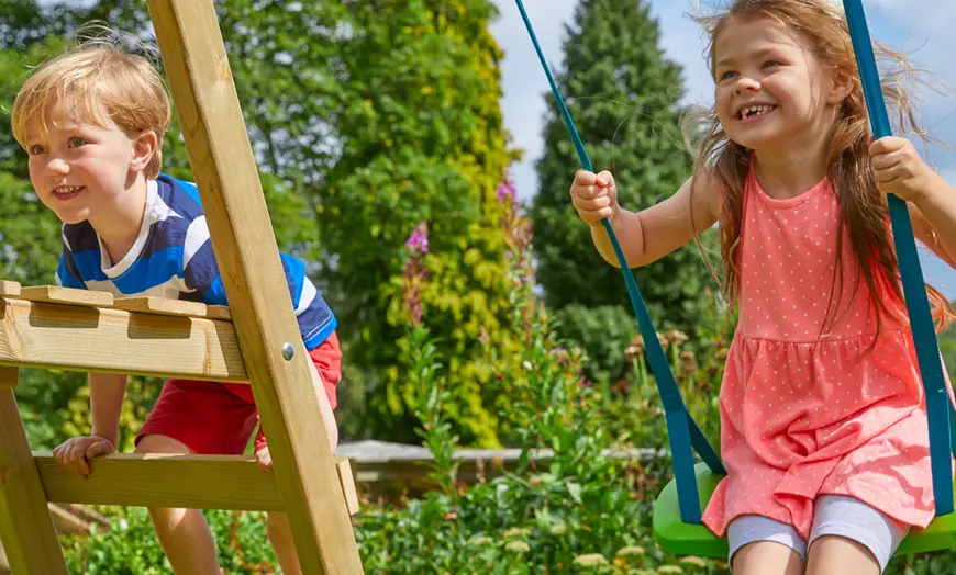 Image 9: TP Single Swing and Slide Set