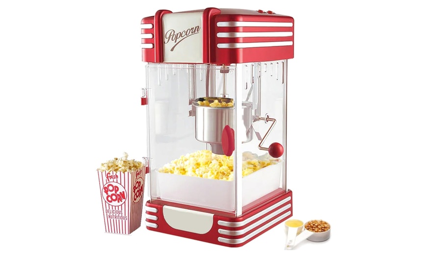 Image 6: Macchina per popcorn XXL in stile vintage Bakaji