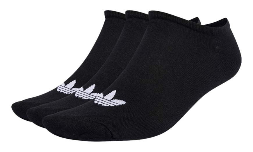 Image 1: Adidas Unisex Ankle Socks (3 Pairs)