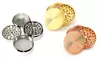 24K Gold, Rose Gold, or Sterling Silver Plated Titanium Herb Grinder