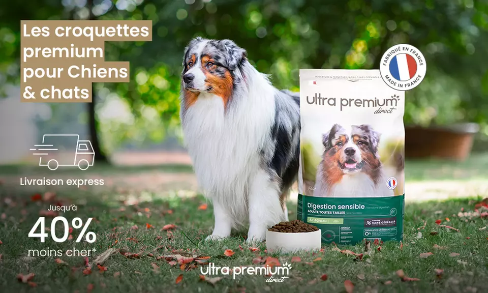 Bon d'achat de 20 € à utiliser sur le site d'alimentation pour chien et chat Ultra Premium Direct - Primary Image