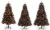 Black Spruce Halloween Artificial Tree with Lights