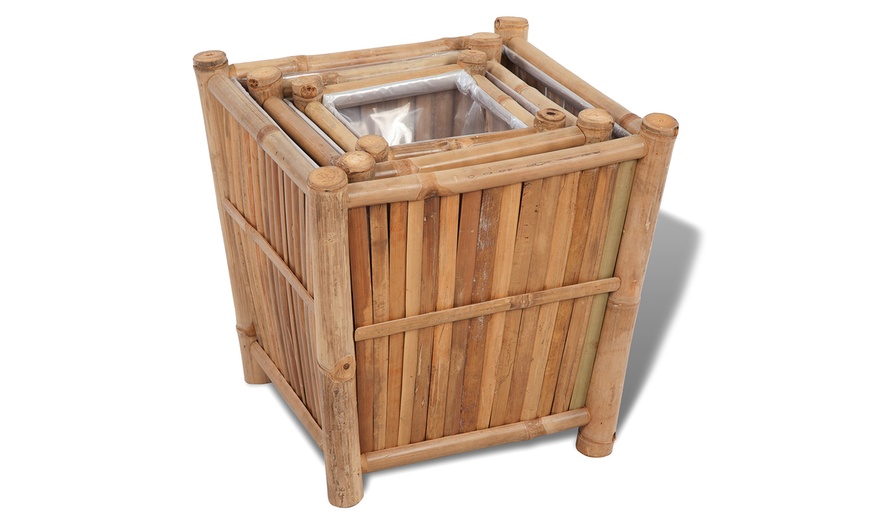 Image 11: Rectangular Wooden Planter