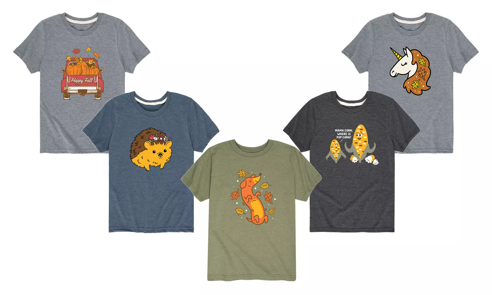 Instant Message: Festive Fall Kids Tees - Primary Image