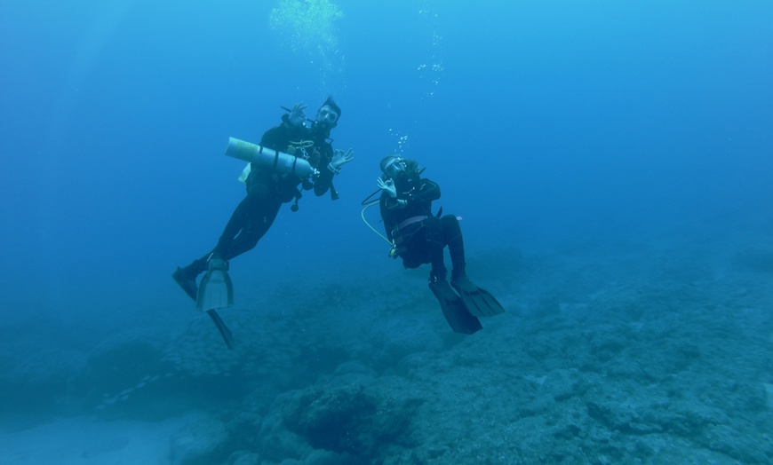 Image 2: Bautismo de buceo con reportaje fotográfico para 1 o 2 personas