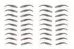 9 paires d'autocollants pour sourcils 4D effet poil tatouage imperméable, 2 modèles au choix - Image 3